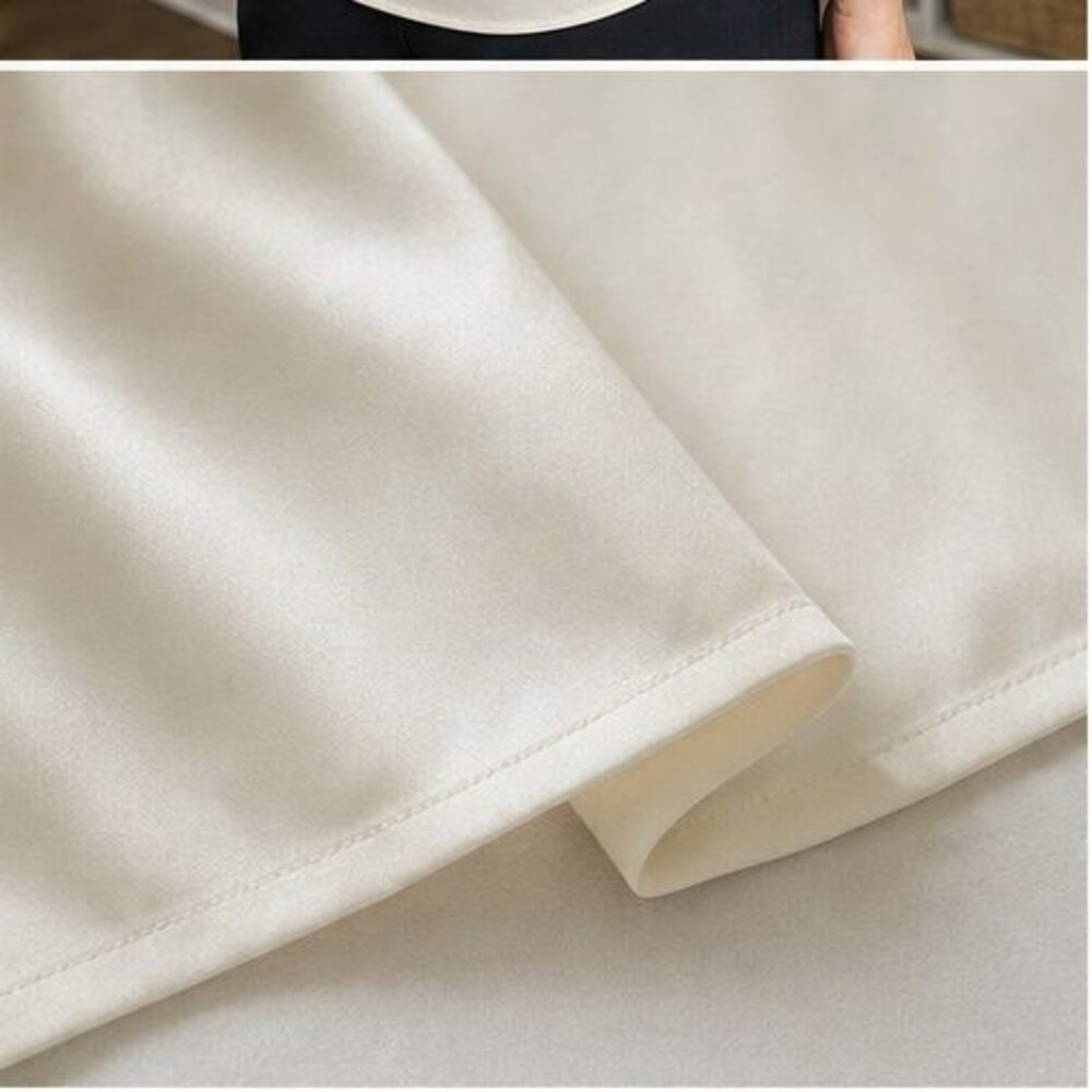 Cream Ruffle Blouse - Picture 6 of 6